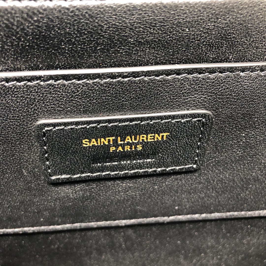 Saint Laurent Solferino Box Medium Calfskin Handbag Shoulder Bag Blue 634305 